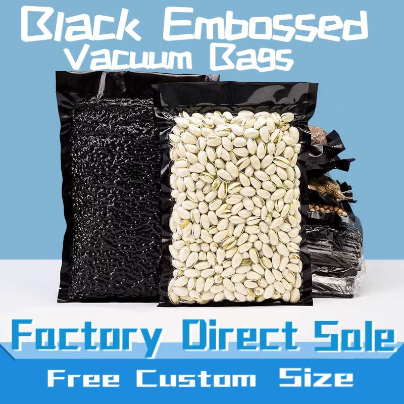 Black Embossing Vacuum Bag